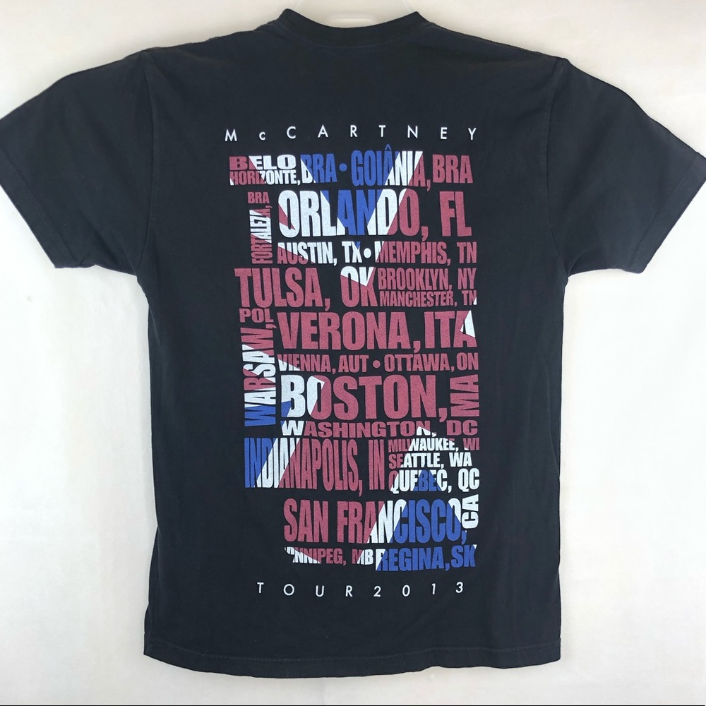 Paul McCartney 2013 tour t shirt size S
